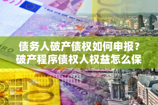 北京债务人破产债权如何申报？破产程序债权人权益怎么保障？