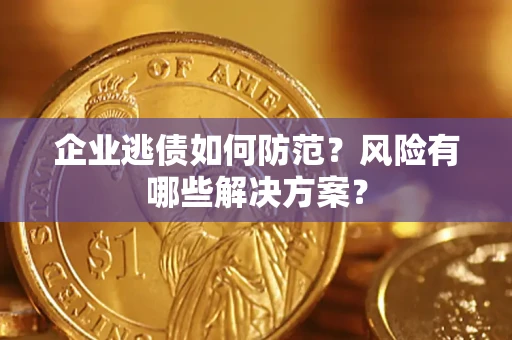 北京企业逃债如何防范？风险有哪些解决方案？