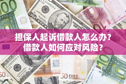北京担保人起诉借款人怎么办？借款人如何应对风险？