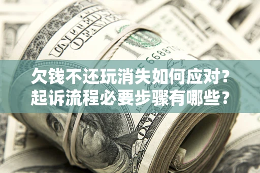 北京欠钱不还玩消失如何应对？起诉流程必要步骤有哪些？